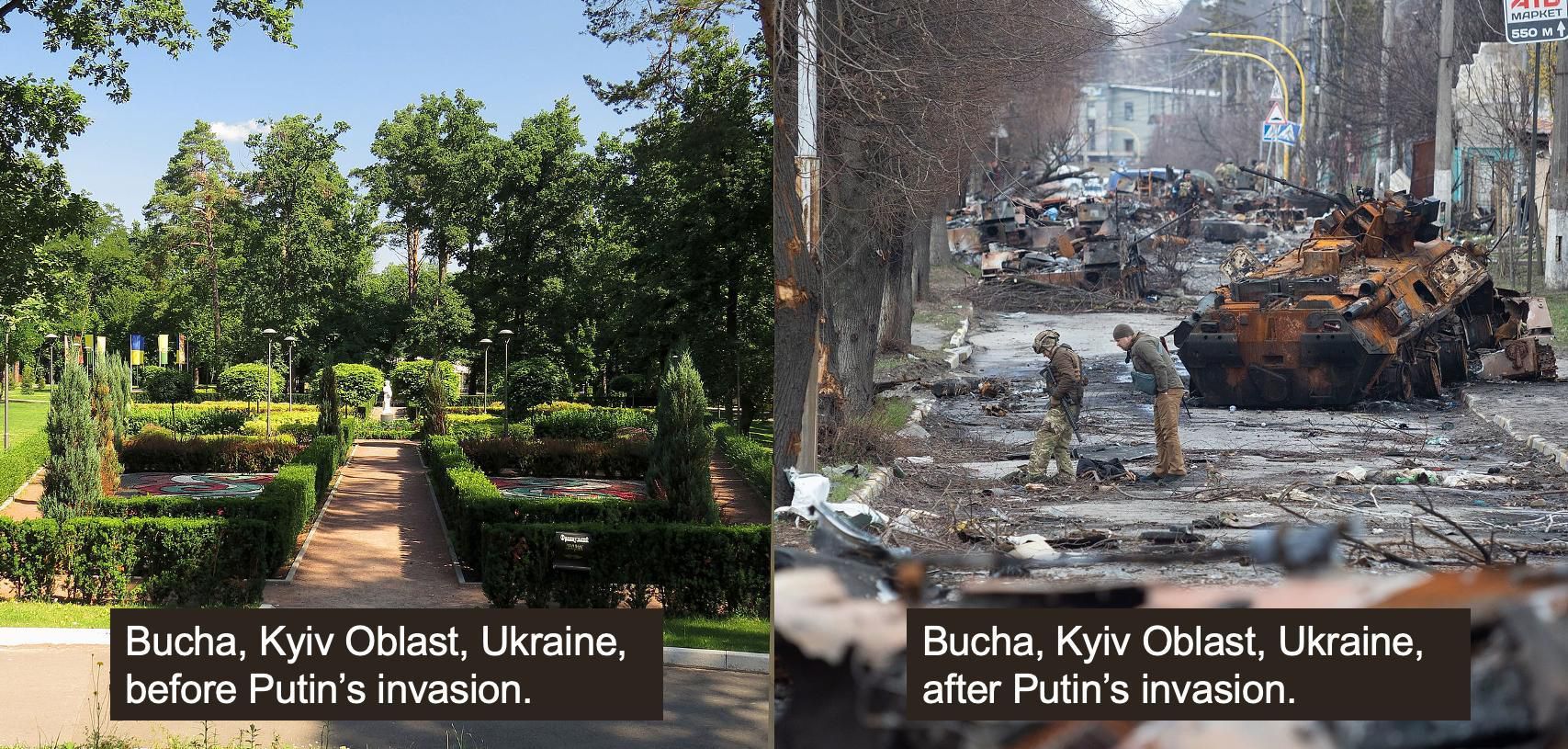 Kyiv Before And After Putin's Invasion